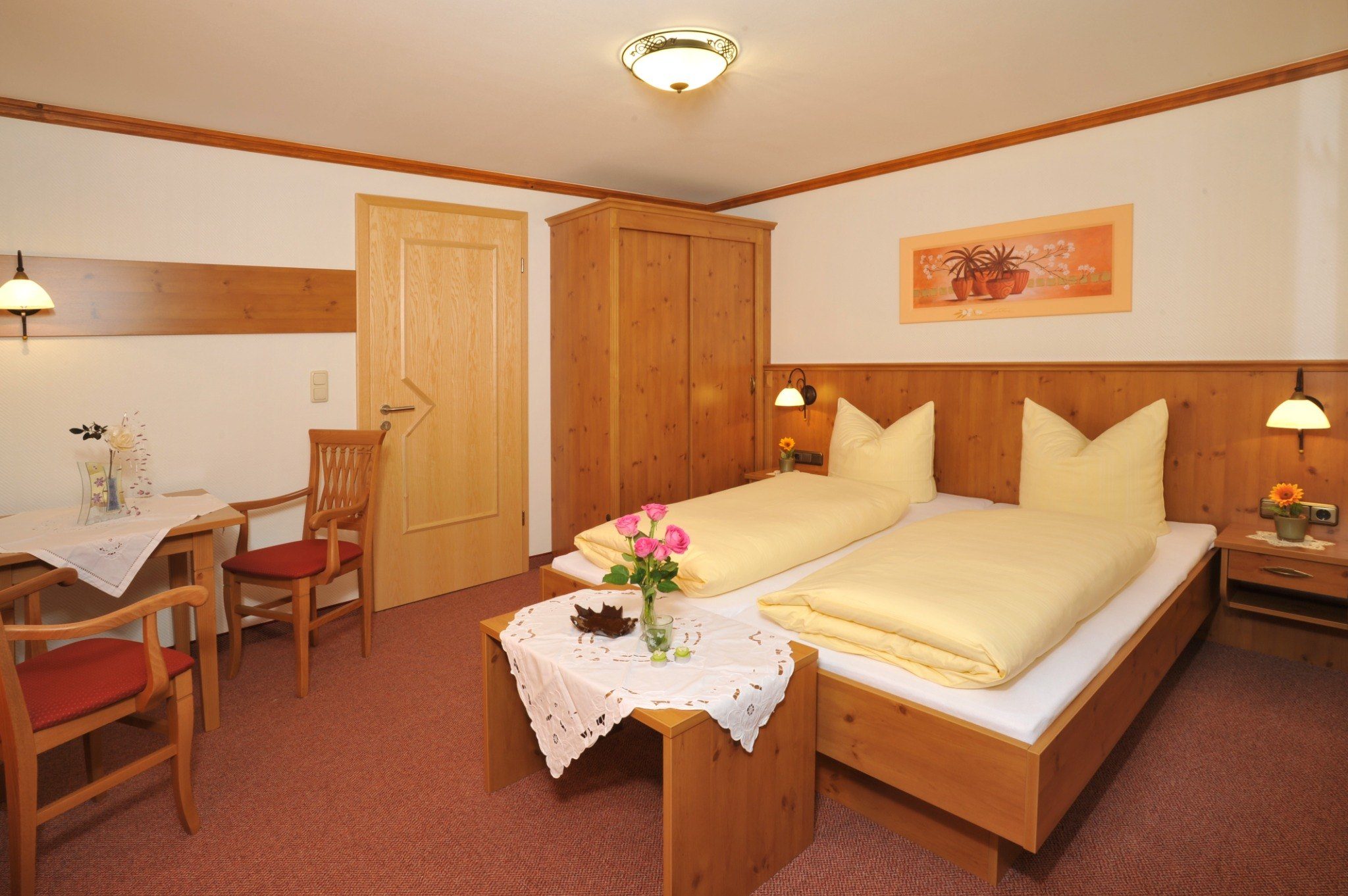 Doppelzimmer im Gästehaus Breitenlohner